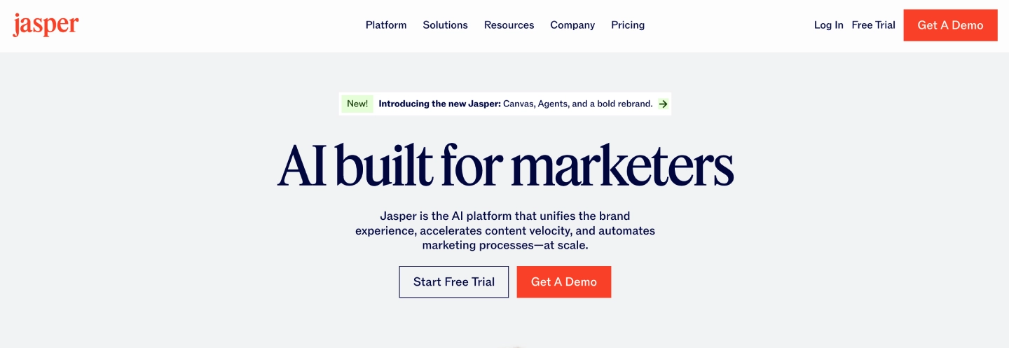 jasper ai screenshot