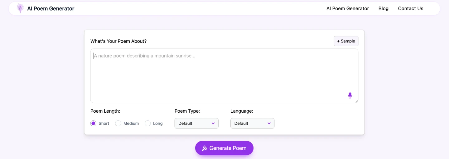 ai poem generator