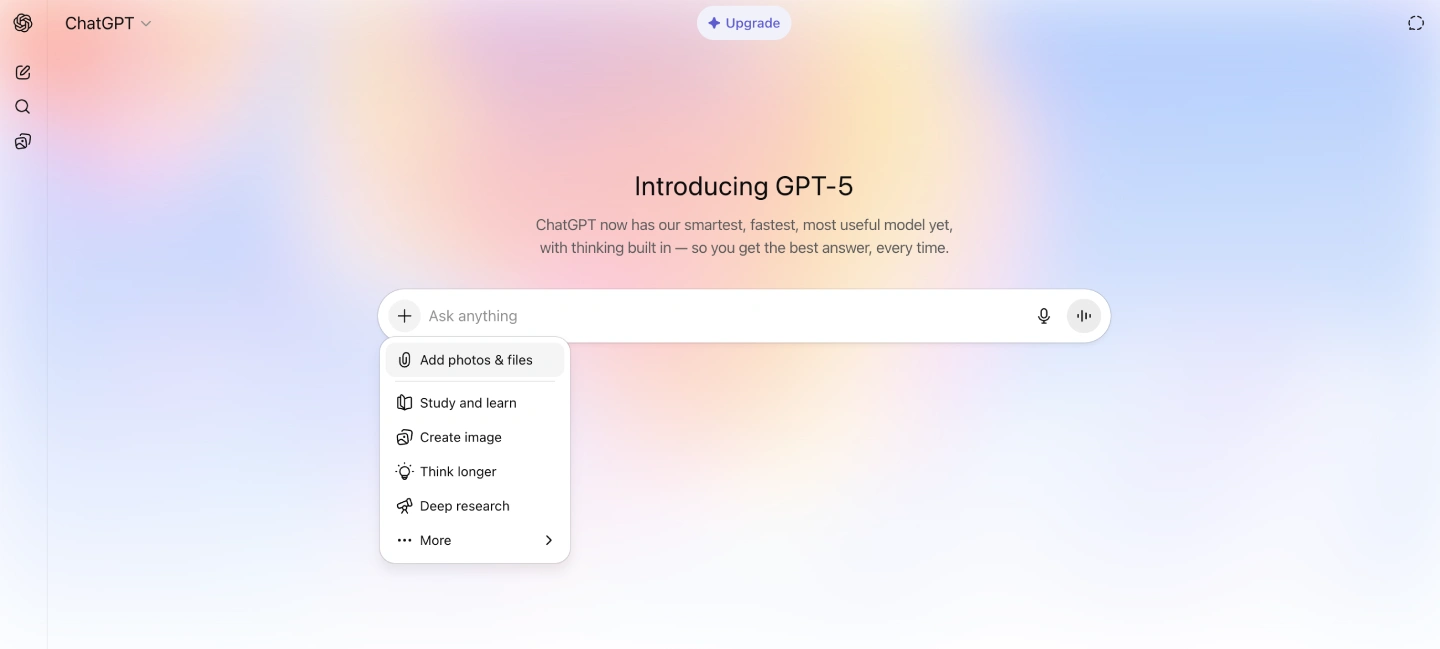 chatgpt plus image upload feature