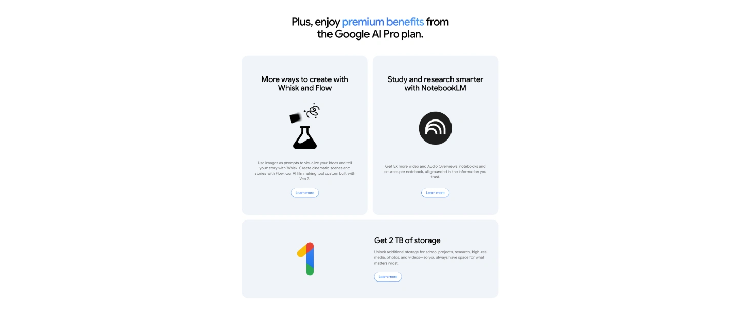 gemini ai pro plan students benefits