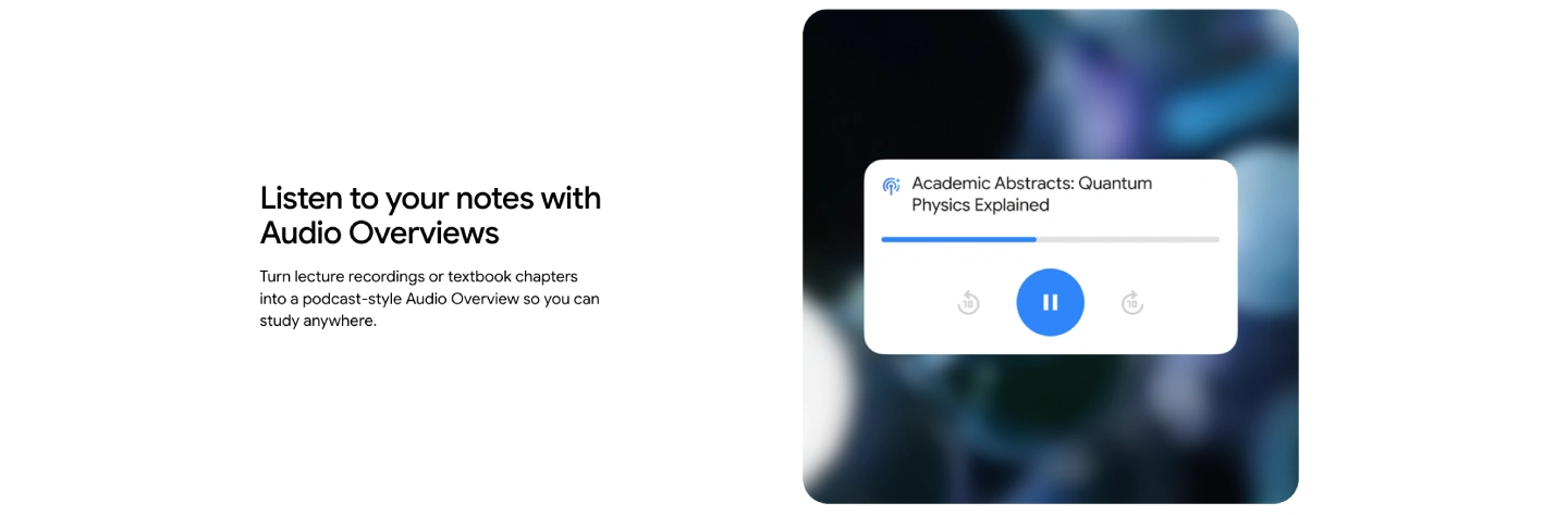 gemini student audio overviews