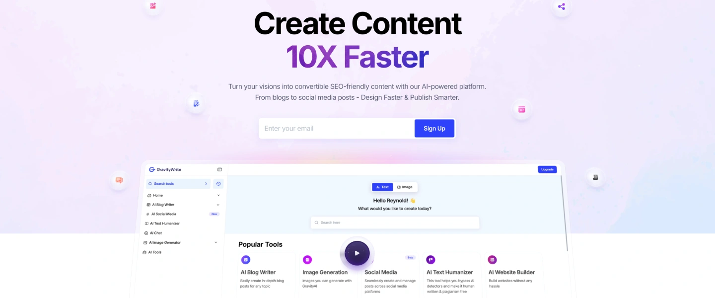 gravitywrite ai creative writing