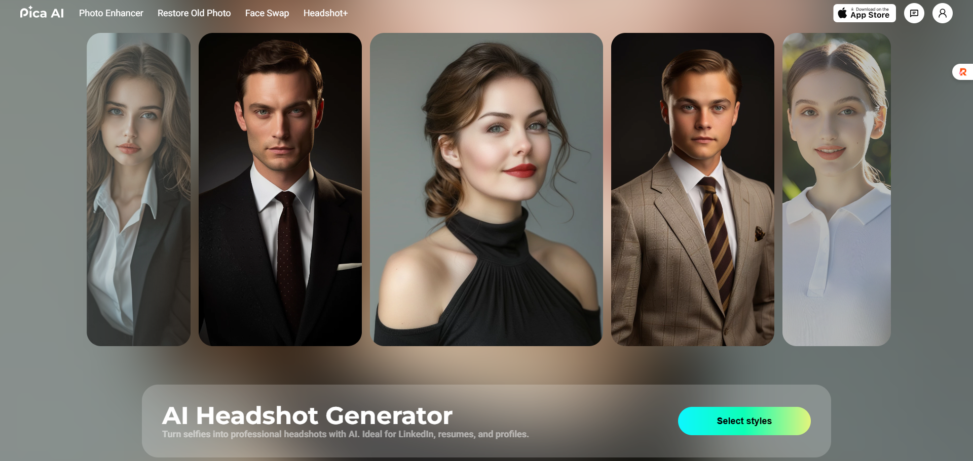 pica ai headshot generator