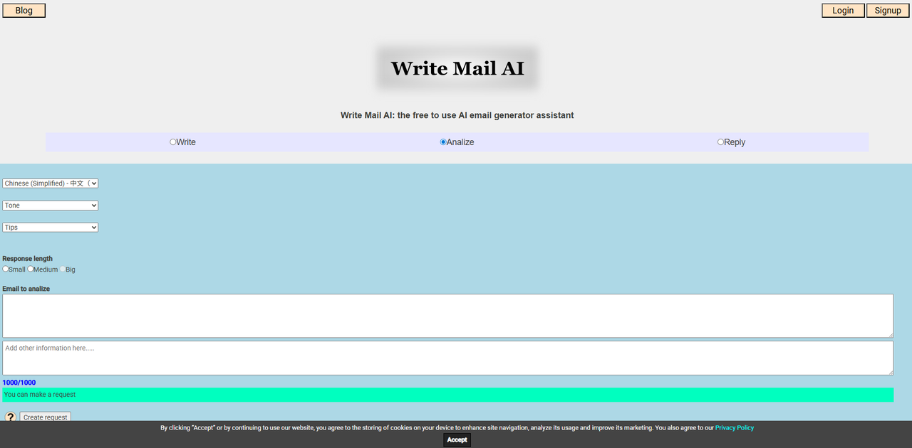 write mail ai ai email assistant