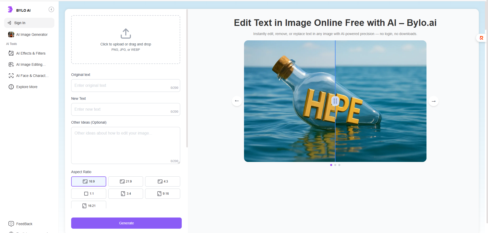 bylo text prompt editing