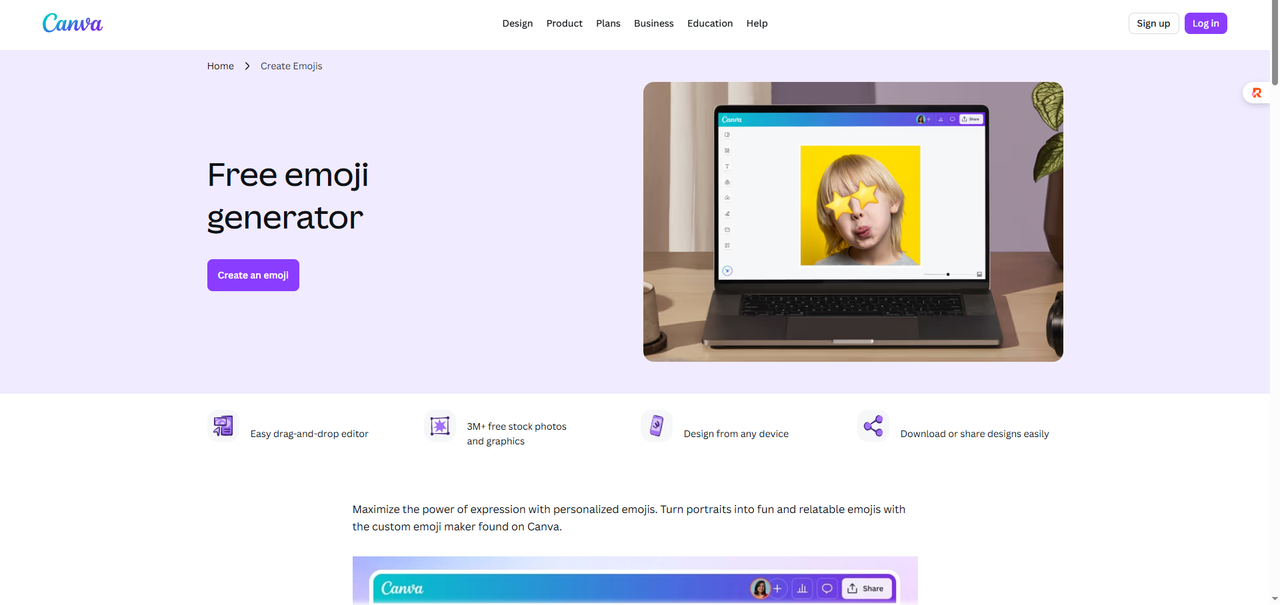 canva s magic create emoji feature