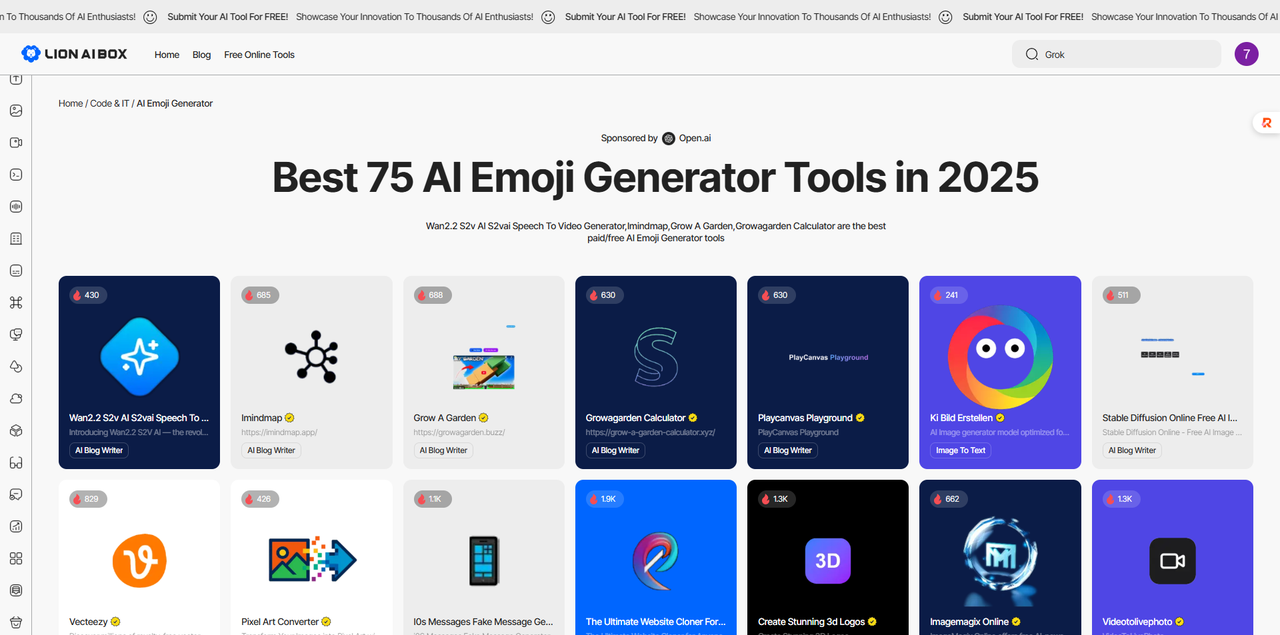 lionaibox ai emoji generator
