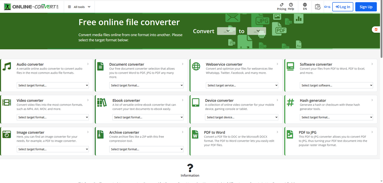 online convert