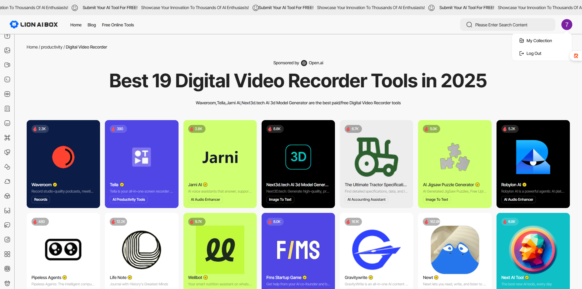 ai powered video recorder