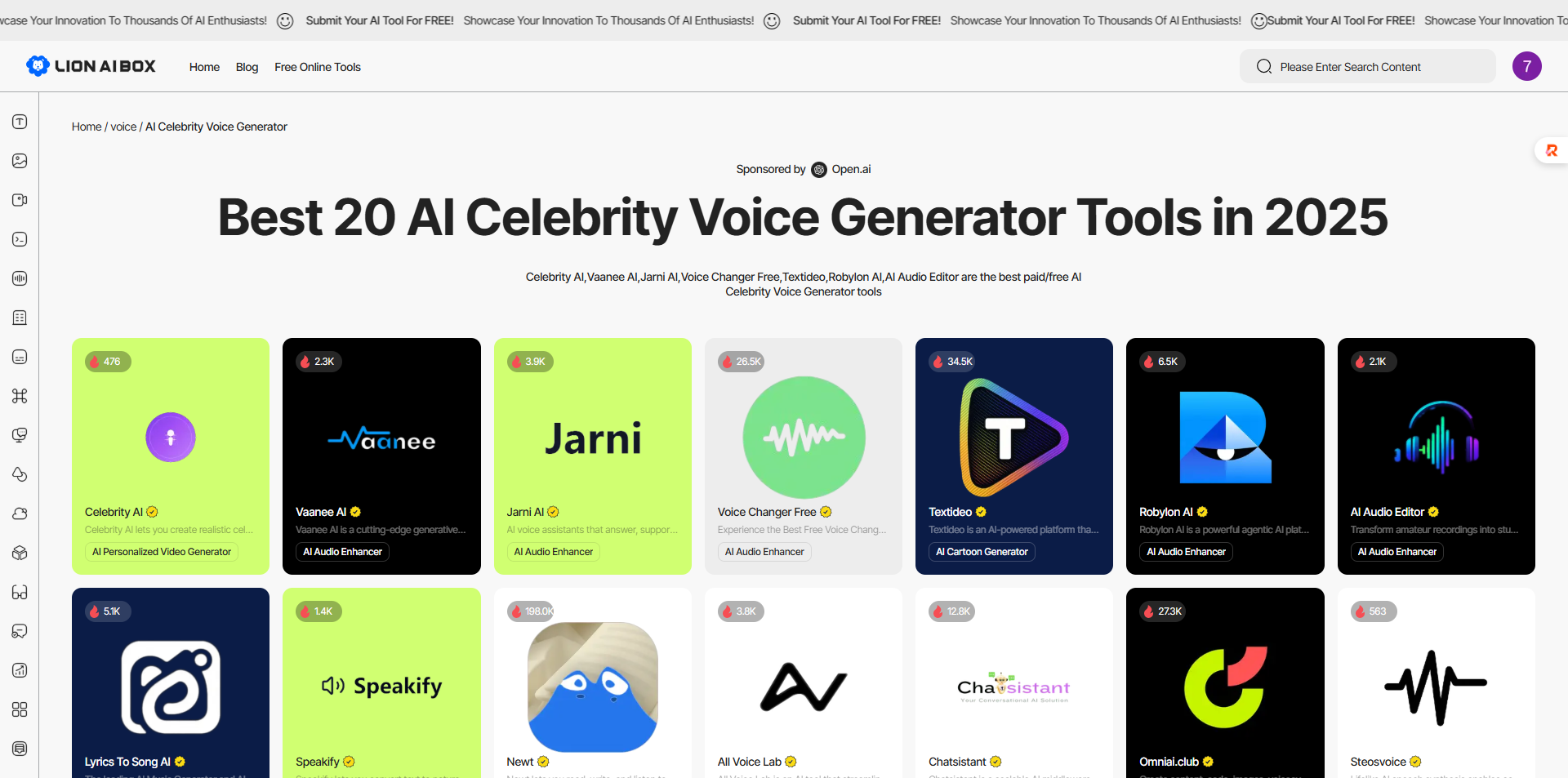 ai celebrity voice generator