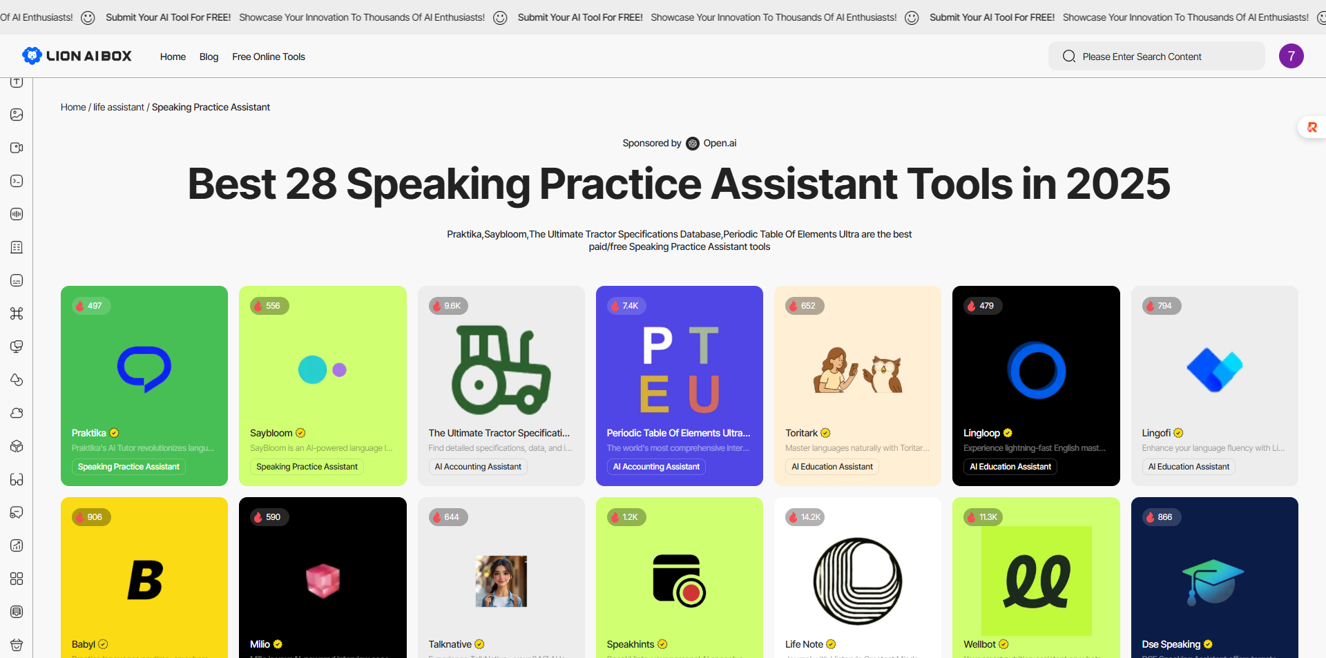 speaking practice assistant