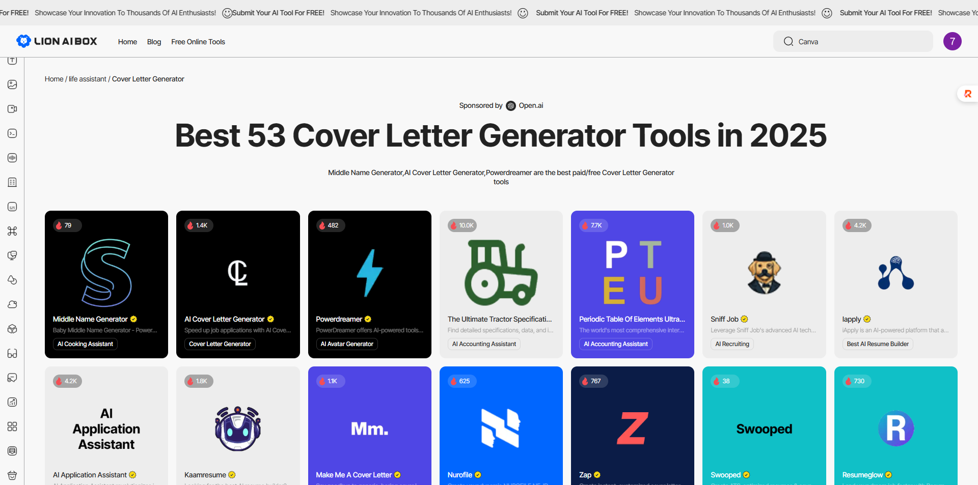 cover letter generator