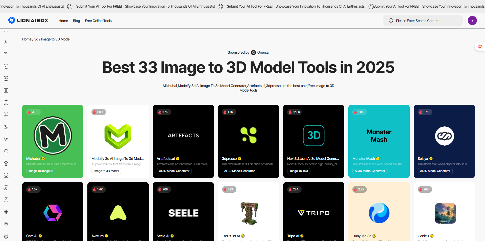 image to 3d model